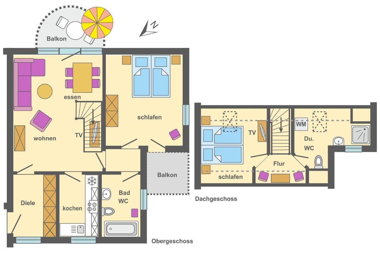 Ferienpark Freesenbruch Wohnung 2 6 - Windrose Zingst Bagian luar foto